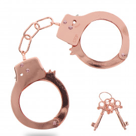 ToyJoy Metal Handcuffs Rose Gold