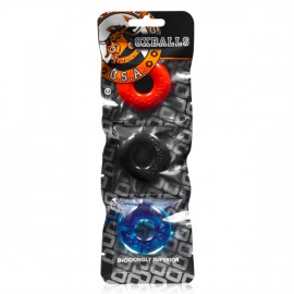 Oxballs Ringer Cock Ring Multi-Color 3 pack