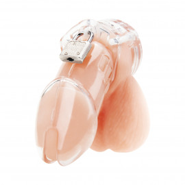 Blueline Acrylic See-Thru Chastity Cage
