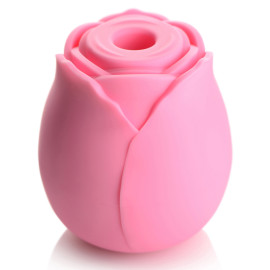 Bloomgasm 10X Wild Rose Pink Silicone Suction Clit Stimulator Pink