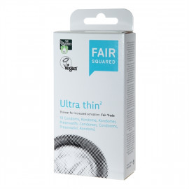 Fair Squared Ultra Thin - Fair Trade Vegan Condoms 10 pack