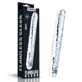 LoveToy Flawless Clear Double dildo 12"