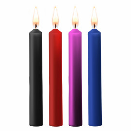 Ouch! Teasing Wax Candles Parafin 4-pack Mixed Colors