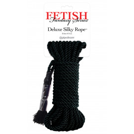 Fetish Fantasy Deluxe Silky Rope Black
