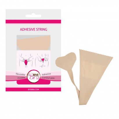 Bye Bra Adhesive String Nude One Size