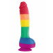 NS Novelties Colours Pride Edition 8 Inch Dildo Rainbow
