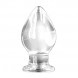 NS Novelties Knight Glass Buttplug Transparent