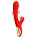 InToYou Fiter Sucking Vibrator with Flipping Tongue 3 Motors Red