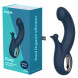 Chisa Kissen Fury Double Vibration + Stimulation with Power Boost Blue
