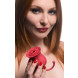 Bloomgasm Royalty Rose Textured Suction Clit Stimulator Red