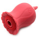 Bloomgasm Royalty Rose Textured Suction Clit Stimulator Red