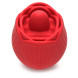 Bloomgasm Bloomgasm French Rose Licking & Vibrating Stimulator Red