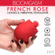 Bloomgasm Bloomgasm French Rose Licking & Vibrating Stimulator Red