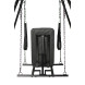 Master Series Throne Adjustable Sex Sling with Stand Black