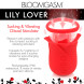 Bloomgasm Lily Lover Sucking & Vibrating Clitoral Stimulator Red