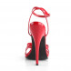 Pleaser Domina-108 Red Pat