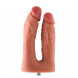 HiSmith HSA27 Double Penetrator Realistic Silicone Dildo for Simultaneous Anal and Vaginal Sex Skin