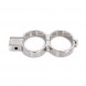 Kiotos Steel Modern Steel Handcuffs