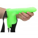 Ouch! Glow in the Dark Ribbed Hollow Strap-on with Balls 8