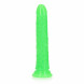 RealRock Slim Realistic Dildo with Suction Cup Glow in the Dark 20cm Green