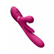 VIVE Kura Thrusting G-Spot Vibrator with Flapping Tongue and Pulse Wave Stimulator Pink